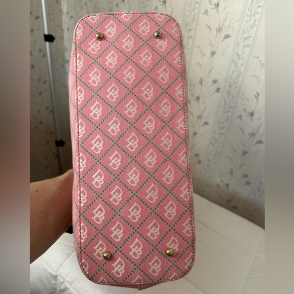 Dooney & Bourke Pink Monogram Tote - Picture 5 of 14